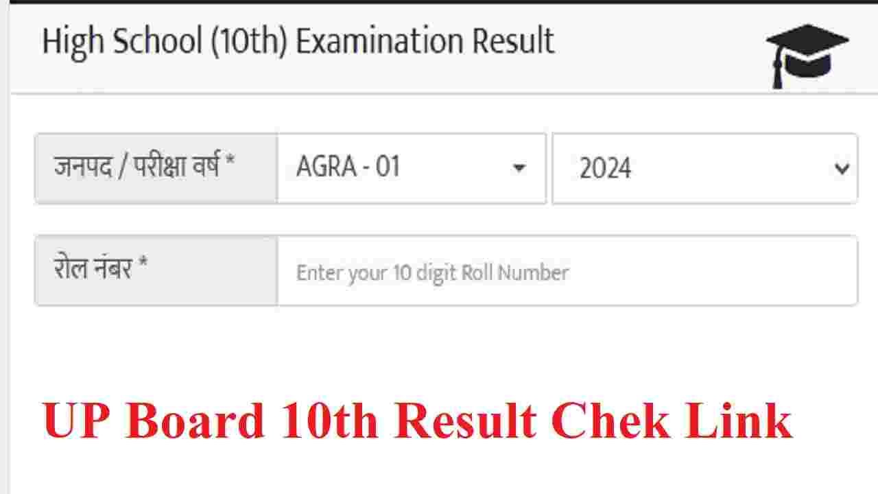 UP Board 10th Result 2025। UPMSP Board Result Check